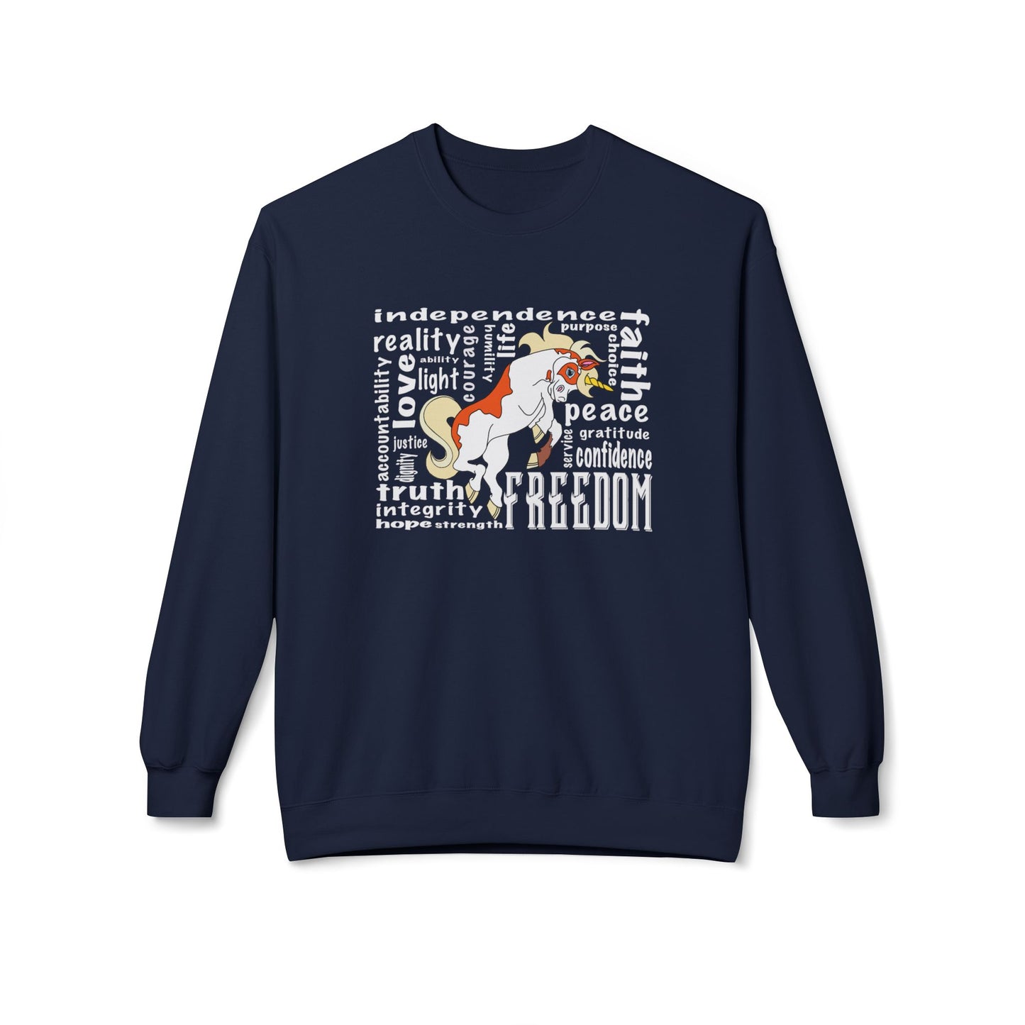 Magical Unicorn Sweatshirt, Cozy Unisex Crewneck, Perfect Gift for Kids, Fantasy Lovers, Birthday & Holiday Apparel