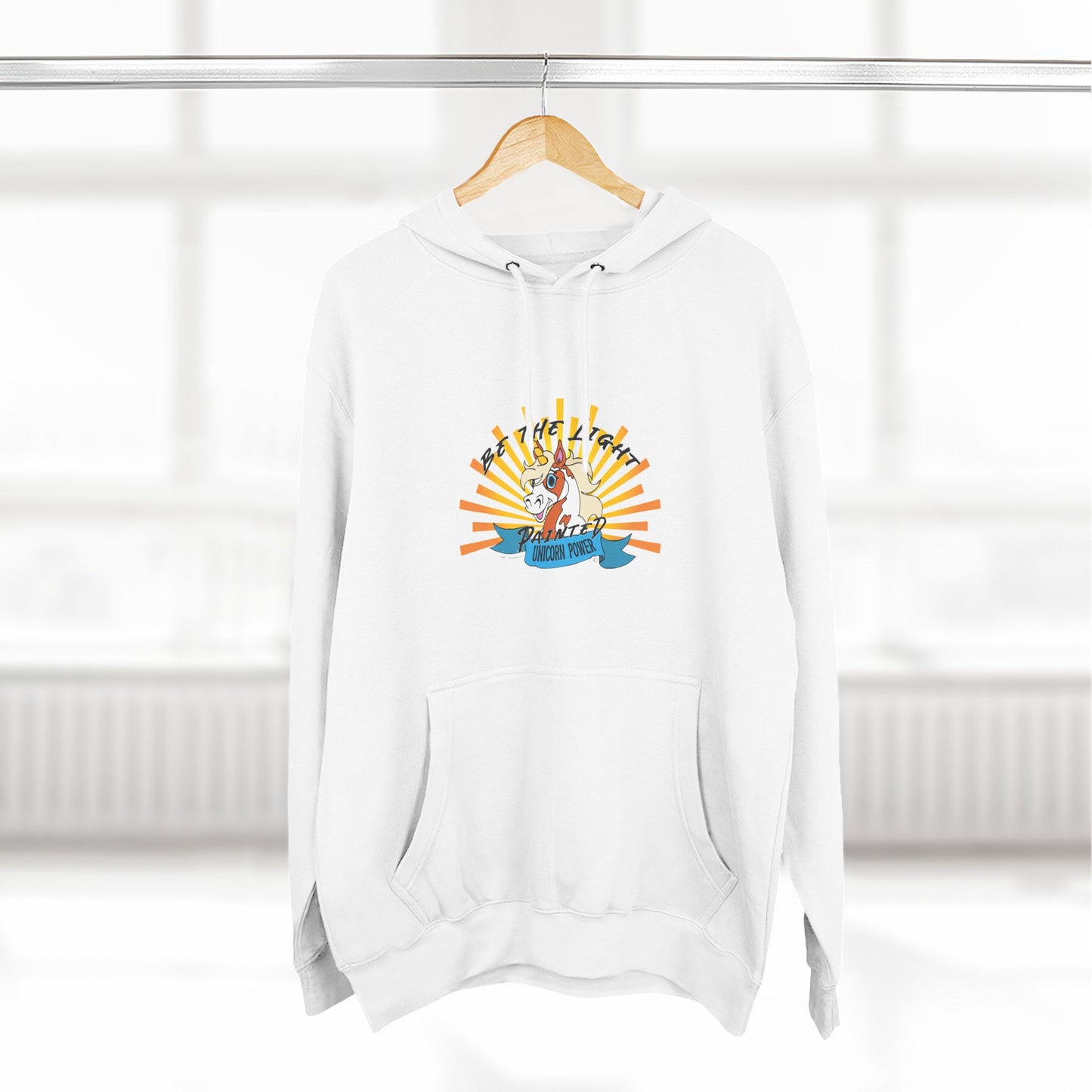 Three-Panel Fleece Hoodie