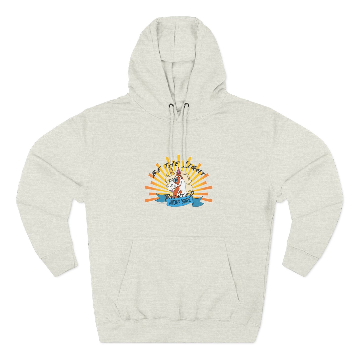 Three-Panel Fleece Hoodie