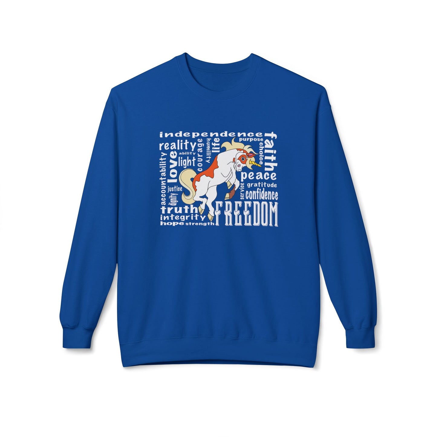 Magical Unicorn Sweatshirt, Cozy Unisex Crewneck, Perfect Gift for Kids, Fantasy Lovers, Birthday & Holiday Apparel