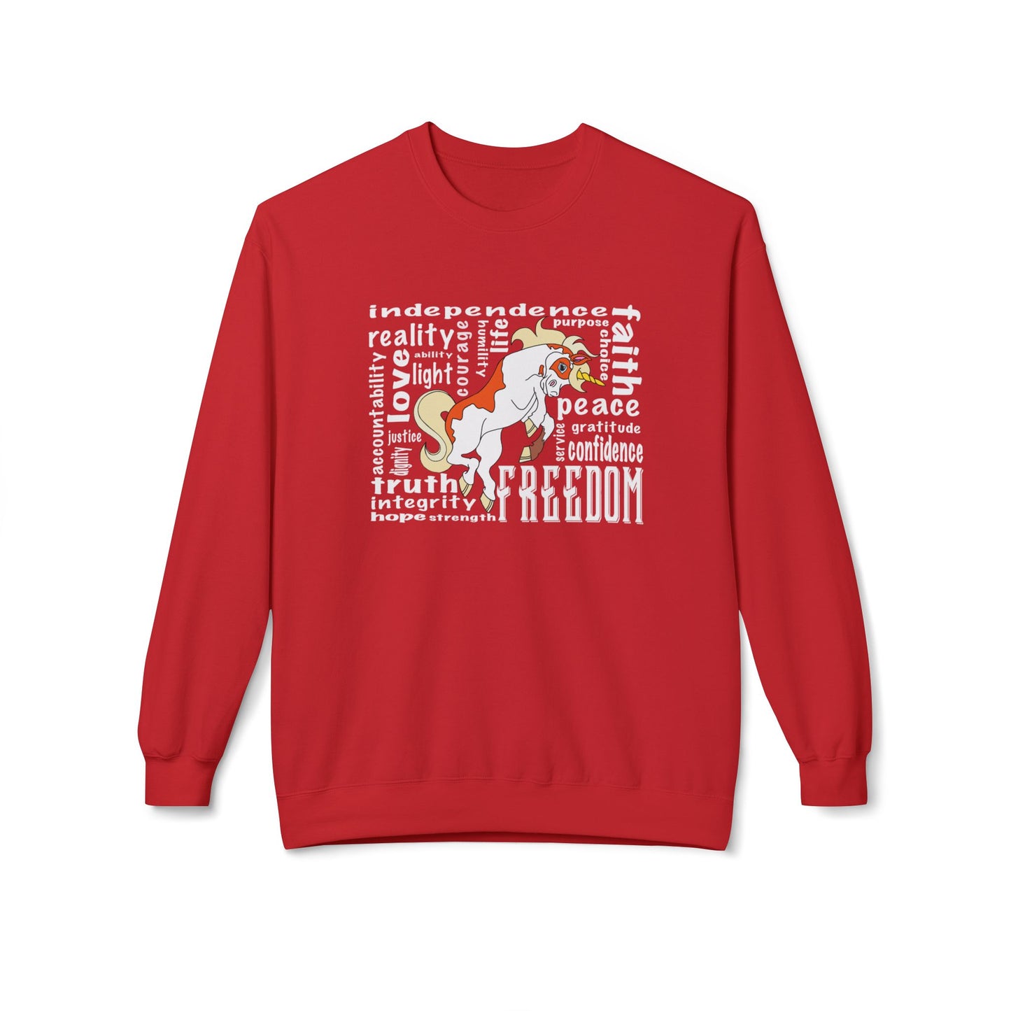 Magical Unicorn Sweatshirt, Cozy Unisex Crewneck, Perfect Gift for Kids, Fantasy Lovers, Birthday & Holiday Apparel