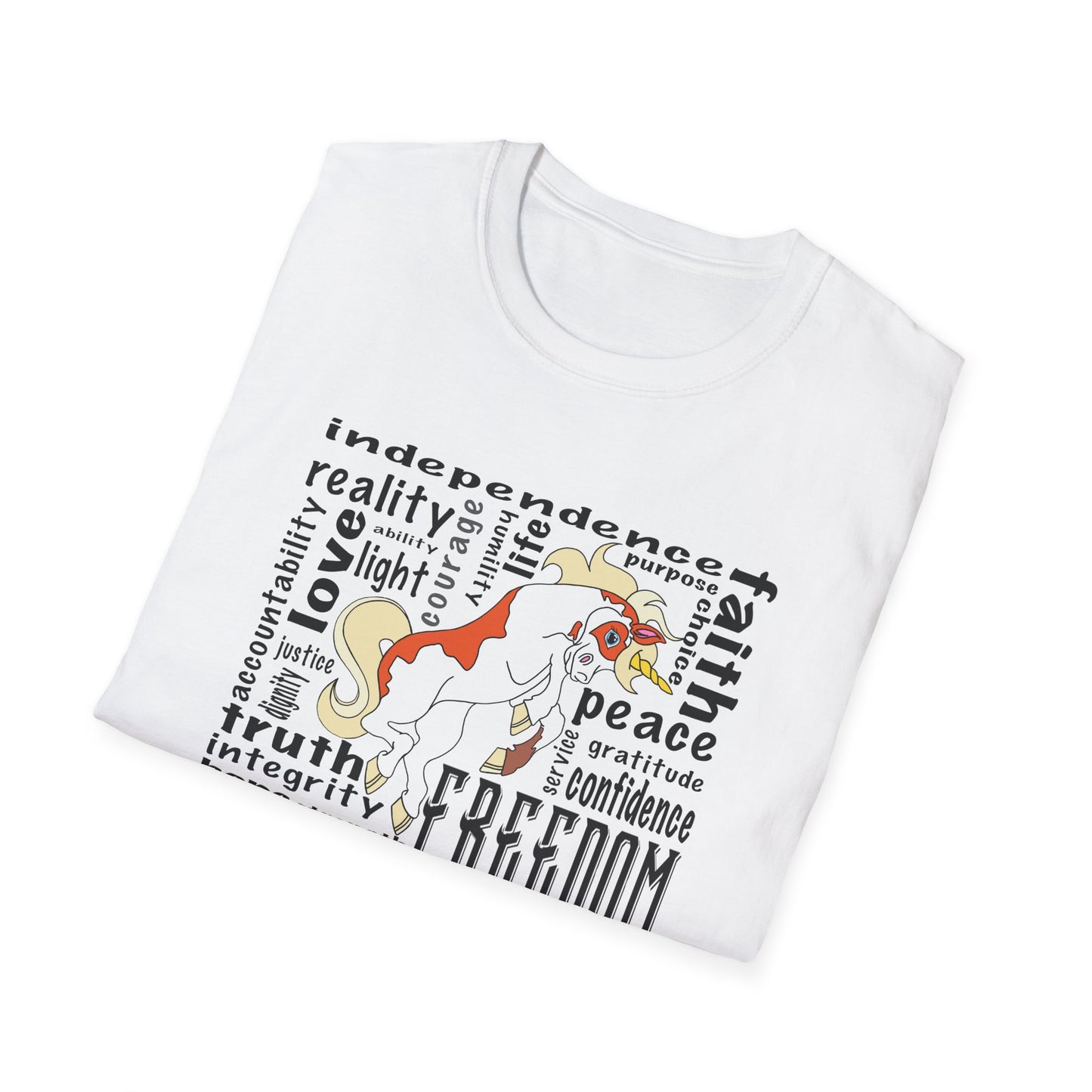 Inspirational Freedom T-Shirt for All, Perfect Gift for Celebrations, Casual Wear, Motivational Gift, Unisex Tee