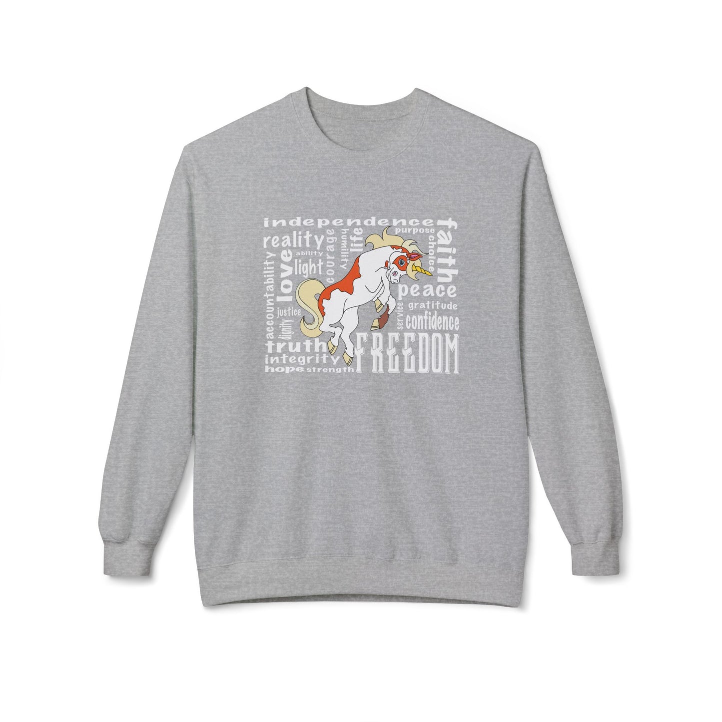 Magical Unicorn Sweatshirt, Cozy Unisex Crewneck, Perfect Gift for Kids, Fantasy Lovers, Birthday & Holiday Apparel
