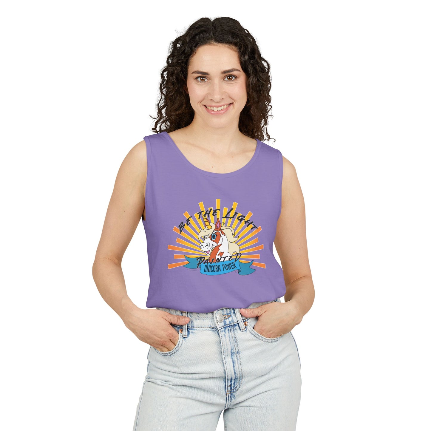 Sunshine Vibes Tank Top - Unisex Summer Tee for Beach Days, Festivals, Casual Outings, Gifts for Friends, Graphic Print Apparel