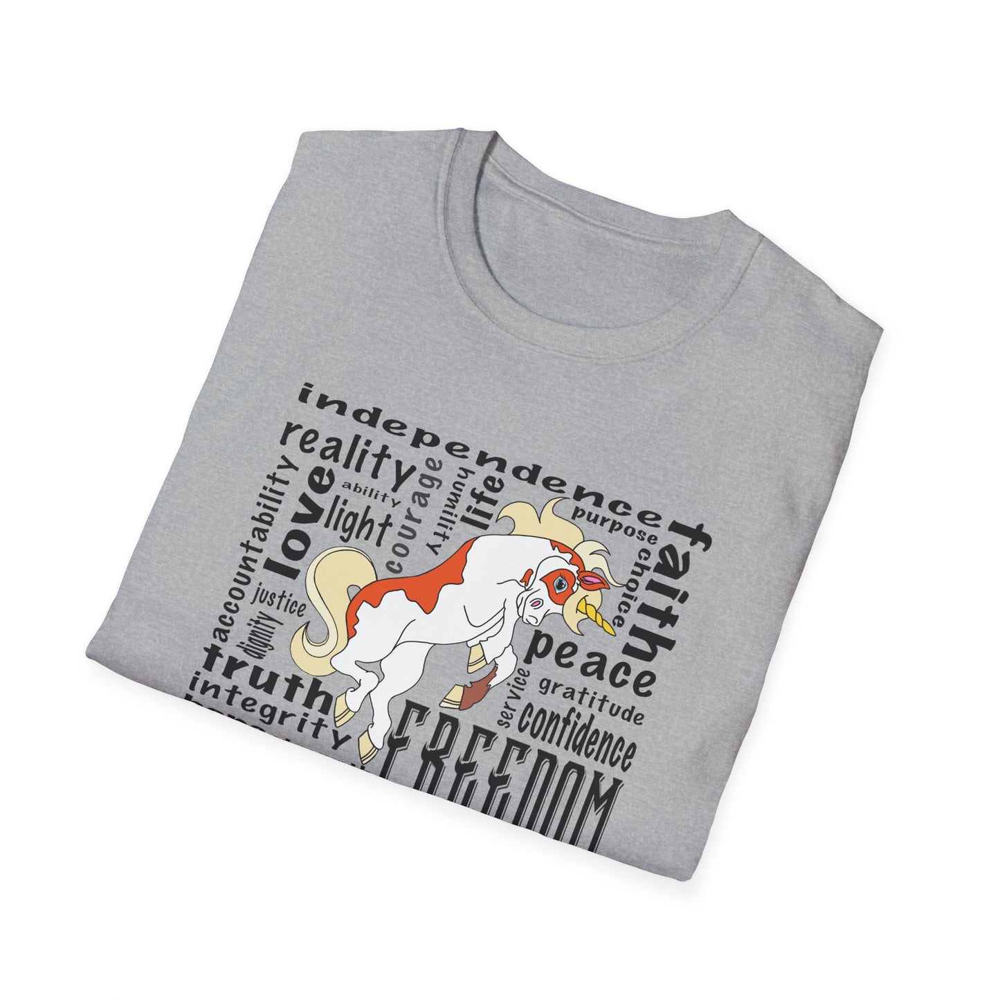 Inspirational Freedom T-Shirt for All, Perfect Gift for Celebrations, Casual Wear, Motivational Gift, Unisex Tee