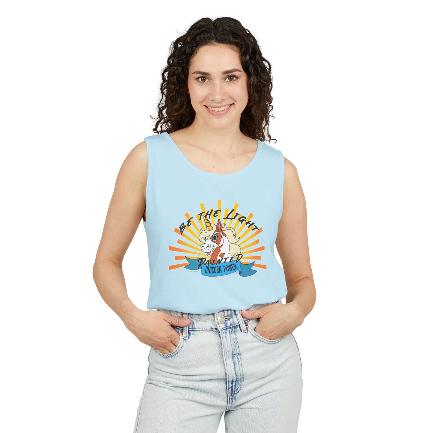 Sunshine Vibes Tank Top - Unisex Summer Tee for Beach Days, Festivals, Casual Outings, Gifts for Friends, Graphic Print Apparel