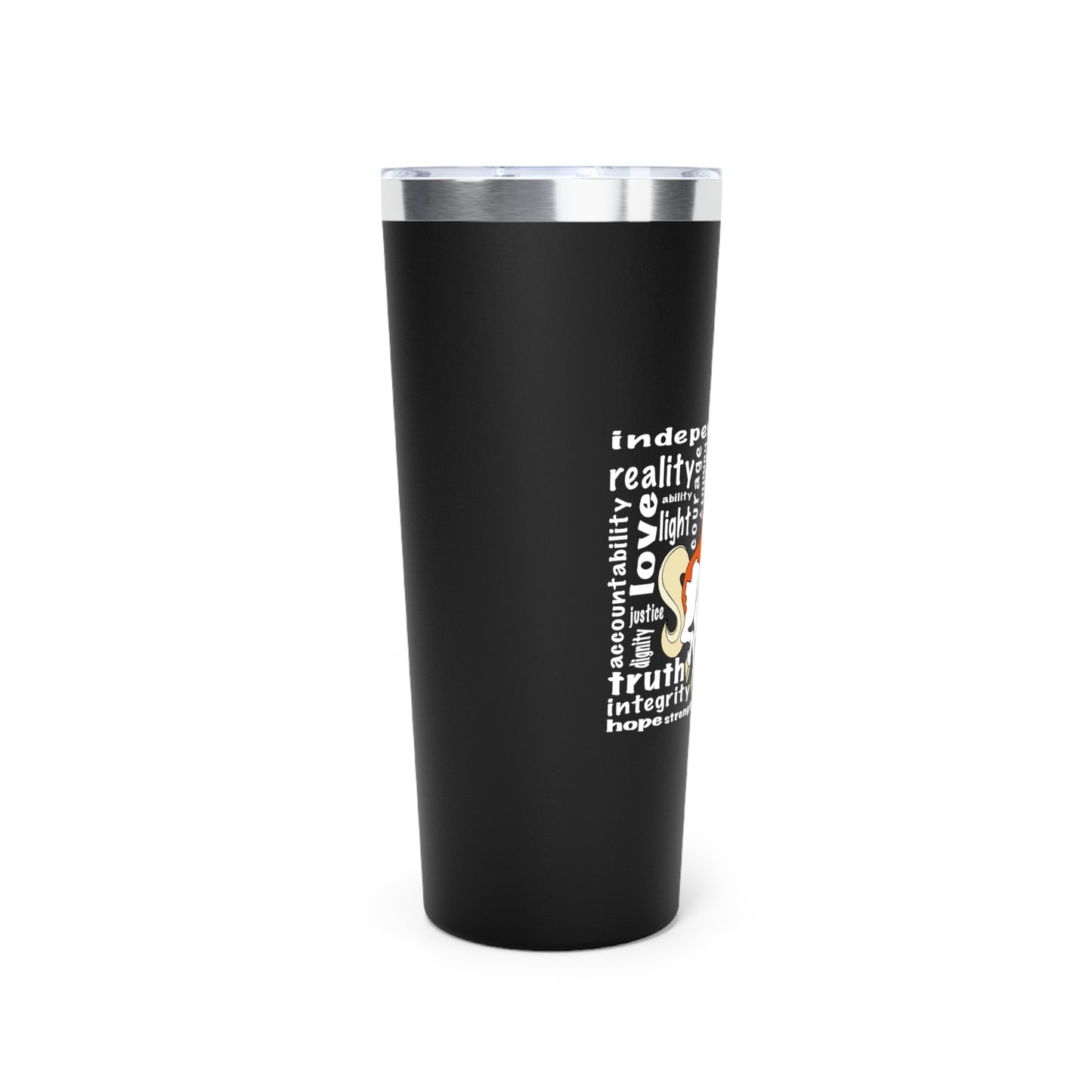 Unicorn Freedom Tumbler - 22oz Copper Insulated Mug, Gift for Unicorn Lovers, Travel Cup, Perfect for Independence Day, Fun Summer Accessory