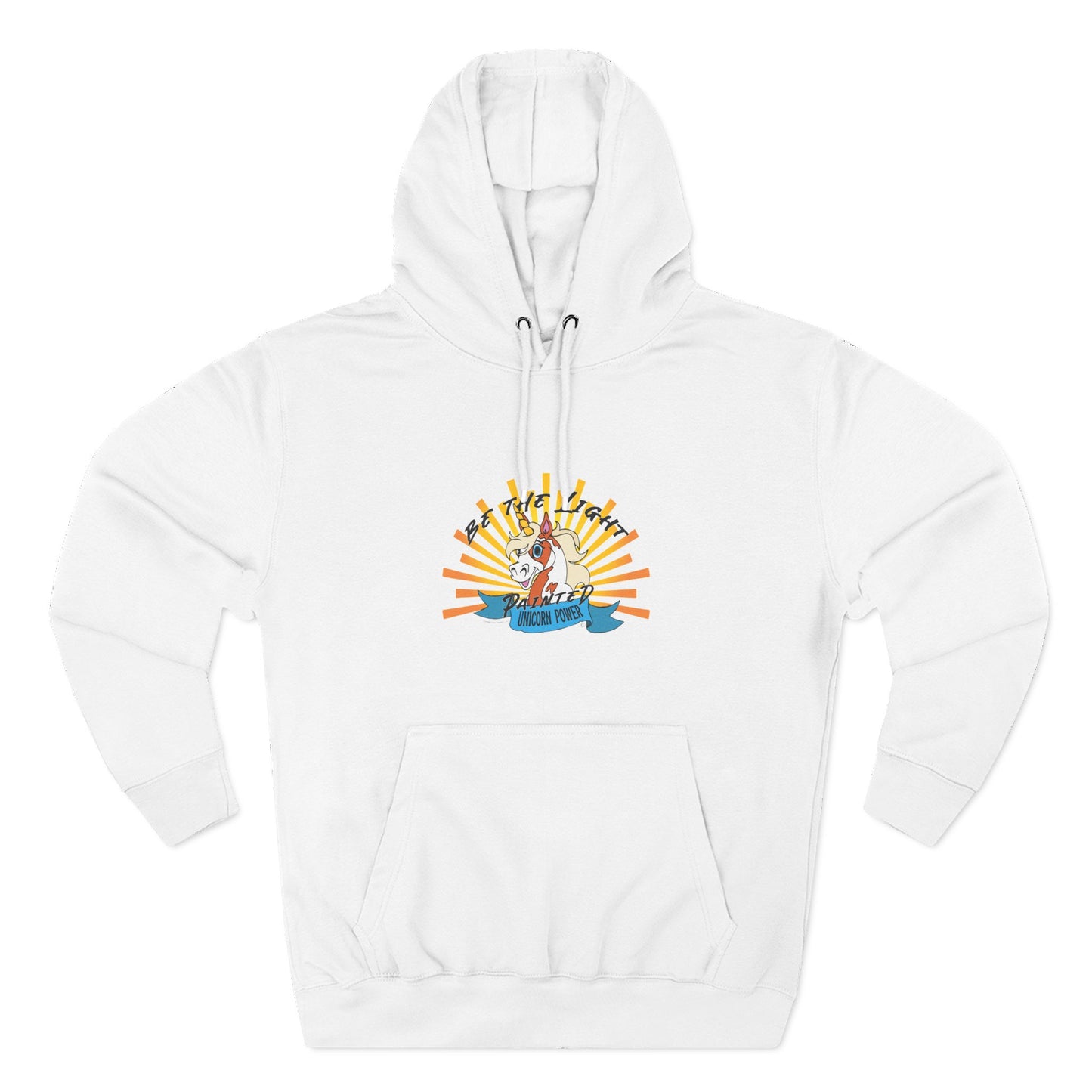Three-Panel Fleece Hoodie