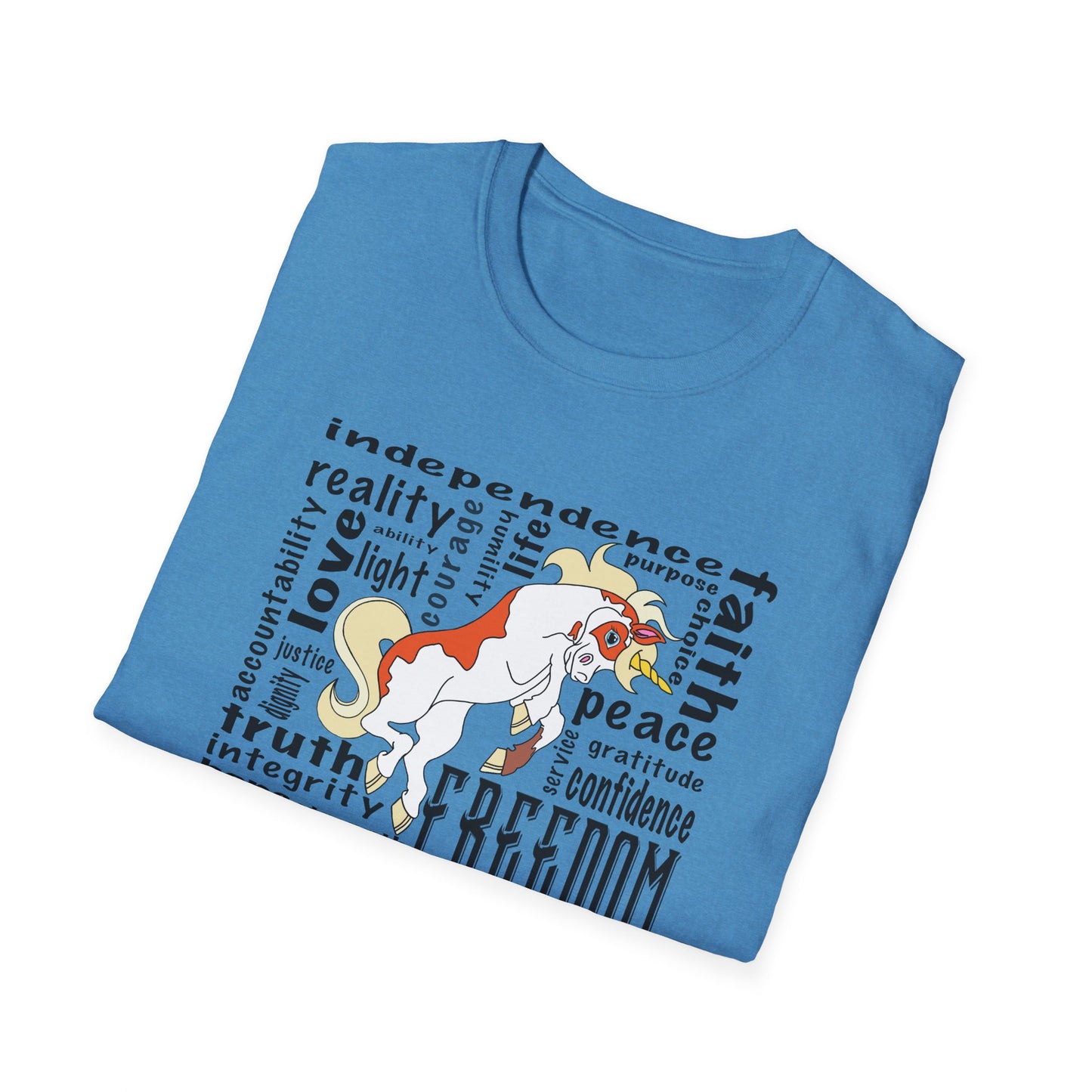 Inspirational Freedom T-Shirt for All, Perfect Gift for Celebrations, Casual Wear, Motivational Gift, Unisex Tee