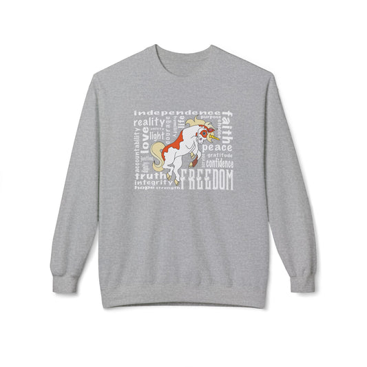 Magical Unicorn Sweatshirt, Cozy Unisex Crewneck, Perfect Gift for Kids, Fantasy Lovers, Birthday & Holiday Apparel